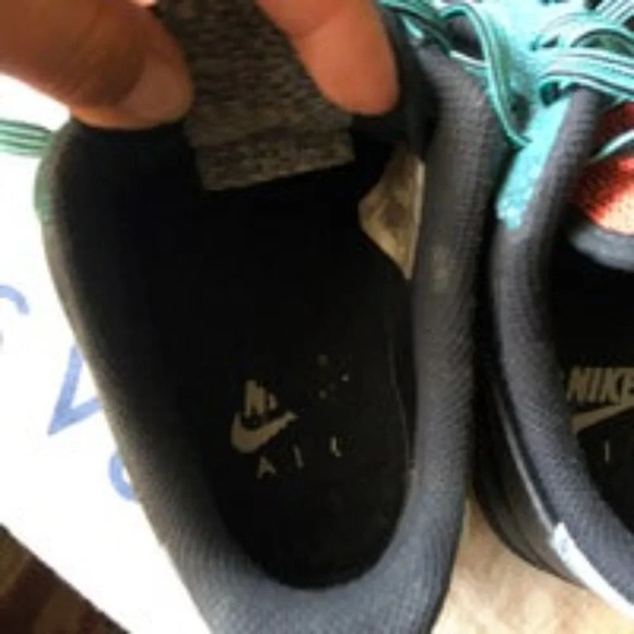 Nike Air Force 1 Low '07 LV8 Black Obsidian Mist Orange - Picture 7 of 8